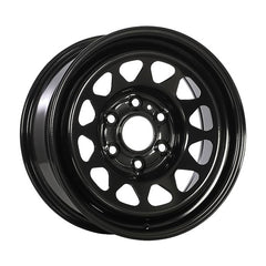 RTX Black Steel Wheel 17X8 6-139.7 Center Bore 131 +24MM