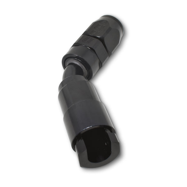 Russell Performance Raccord de boyau 45 degrés, raccord rapide SAE 3/8 po femelle à boyau -6 - noir