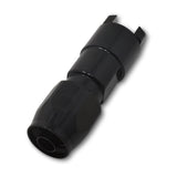 6AN Straight Female SAE Quick-Disconnect x 5/16" Tube Size WIth Black Finish