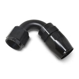6AN ProClassic Swivel 120 Degree Tight Radius Hose End With Black Finish