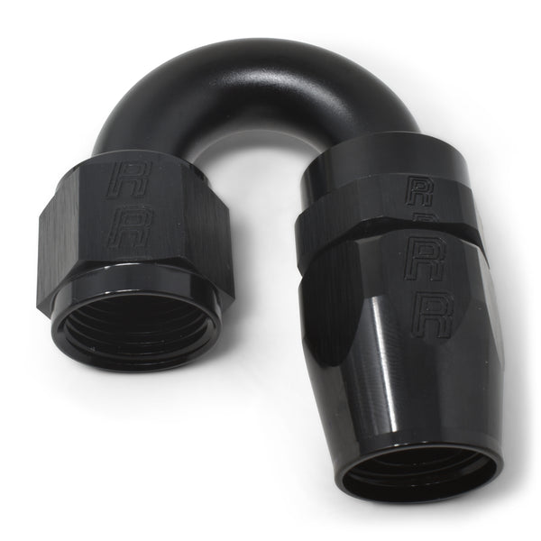 Russell Performance Raccord de boyau pivotant à plein débit 180 degrés -8 AN - noir