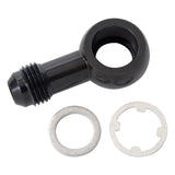 6AN Male Flare For Civics/Integras With Fuel Damper (12mm) With Black Finish