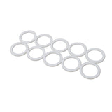 8AN Replacement Teflon Washers For Russell Bulkhead Fittings - 10 Pack