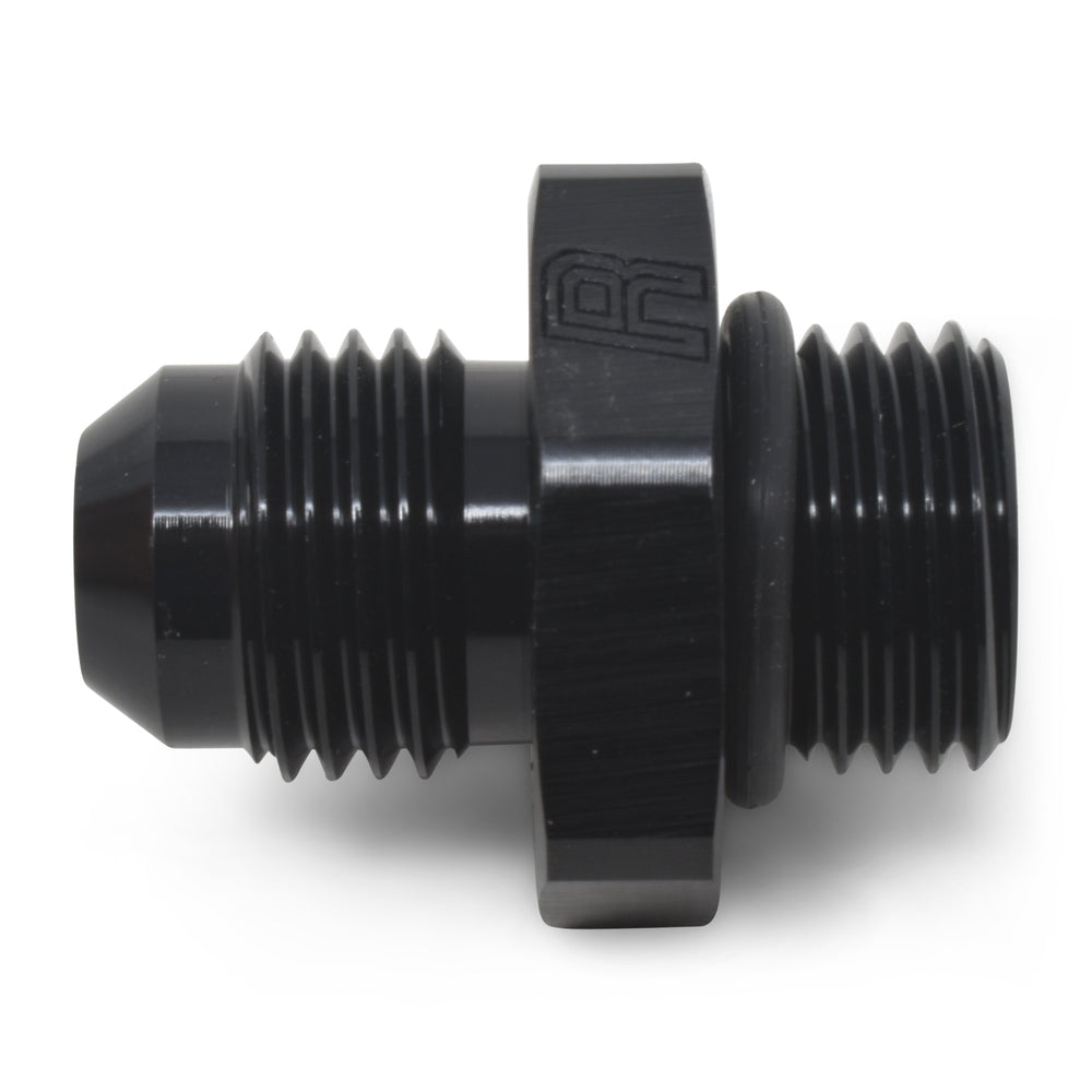 Russell Performance Raccord adaptateur évasé mâle -10 AN à orifice SAE mâle -8 - noir anodisé