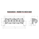 Rigid Industries LED Light Bar — 10" (RIG210053) - image 5