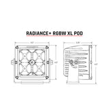 Rigid Industries Radiance+ Pod XL RGBW (322053) — view 5