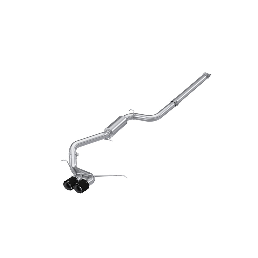 MBRP 3in. Cat-Back. Dual Center Outlet. Race. T304. CF