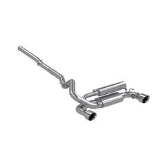 MBRP 3in. Cat-Back. Dual Rear Exit. AL — 2016-2018 Ford Focus