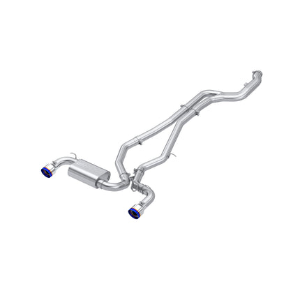 3in Cat-Back. Dual Rear Exit. T304. BE Tips