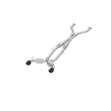 3in. Cat-Back. Dual Rear Exit. T304 CF