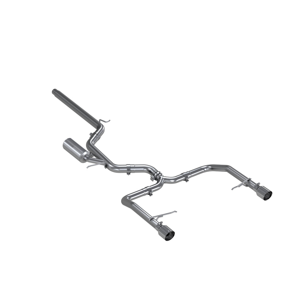 MBRP 3in. Cat-Back. Dual Split Rear Exit. T304 — 2019-2021 Volkswagen Jetta, select trims (S4608304)