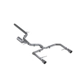 3in. Cat-Back. Dual Split Rear Exit. T304