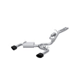 3in. Cat-Back. Dual Split Rear. T304. Oval BC Tips