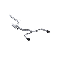 MBRP 3in. Cat-Back. 2.5in. Dual Split Rear. T304. CF Tips (S46173CF)