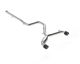 3in. Cat-Back. Dual Rear Exit. Active. T304 with CF Tips