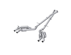 MBRP 2.5in. Cat-Back. Dual Split Rear. Quad Outlet. T304
