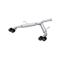 MBRP 2.5in. Axle-Back. Dual Split Quad Rear Exit. T304 with CF Tips