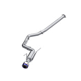 3in. Cat-Back. Single Rear Exit. T304 with BE Tip