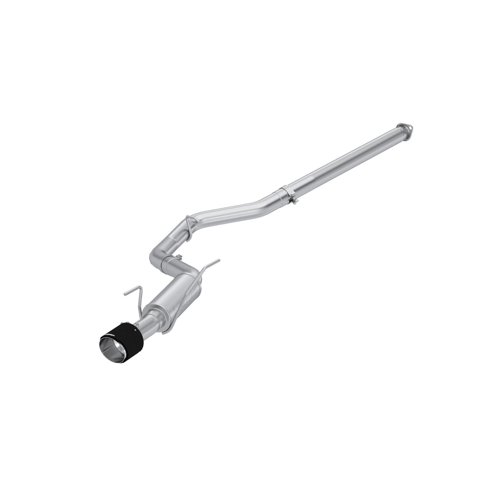 MBRP 3in. Cat-Back. Single Rear Exit. T304 with CF Tip (S48093CF)