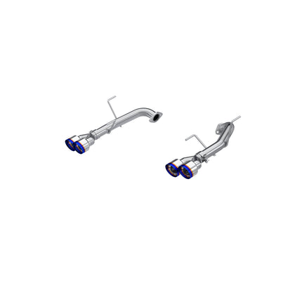 2.5in. Axle-Back. Dual Split Rear. T304. Quad BE Tips