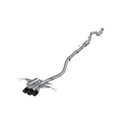 3in. Cat-Back. Triple Centre Rear Exit. T304. CF