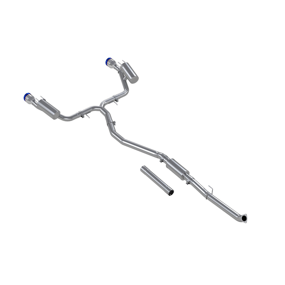 MBRP 3in. Cat-Back. 2.5in. Dual Split Rear. T304. BE — 2022-2026 Honda Civic; 2023-2026 Acura Integra, select trims