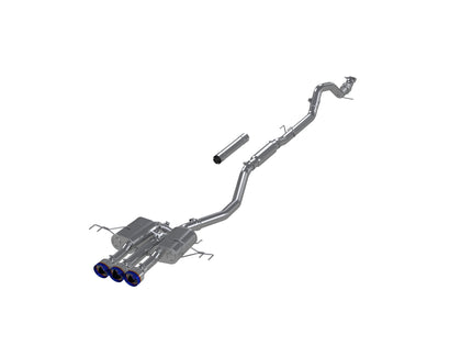 3in. Cat-Back. Triple Centre Rear Exit. T304 BE