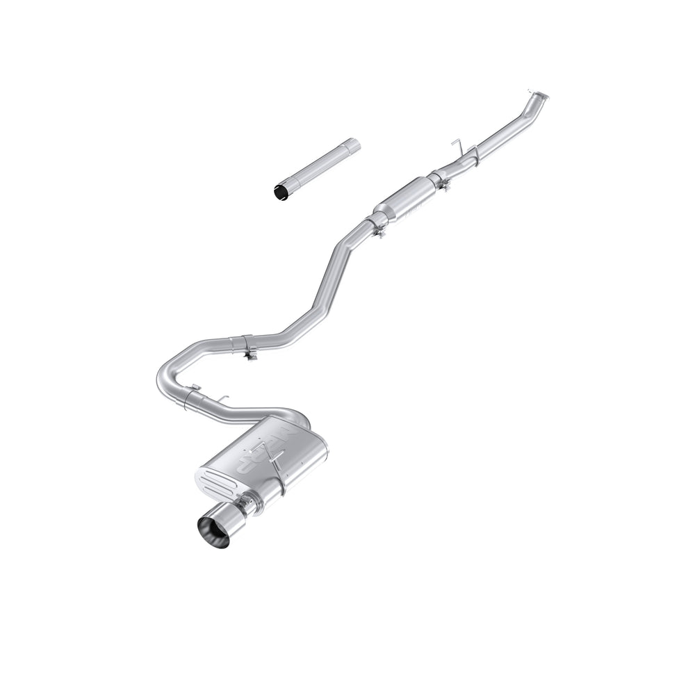 MBRP 2.5-inch Cat-Back, Single Rear Exit, AL — 2022+ Honda Civic