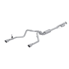 MBRP 3in. Cat-Back. 2.5in Dual Rear.T304 — 2019-2026 Chevrolet Silverado 1500, GMC Sierra 1500, select trims