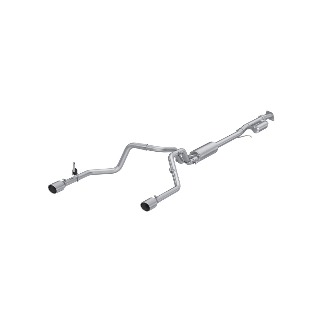 MBRP 3in. Cat-Back. 2.5in Dual Rear. AL — 2019-2026 Chevrolet Silverado 1500, GMC Sierra 1500, select trims