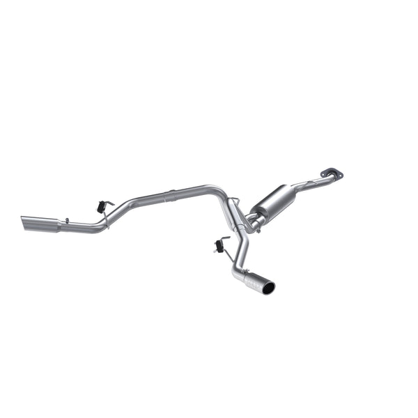 MBRP 2.5in. Cat-Back. Dual Split Side Exit. AL (S5022AL)