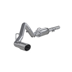 MBRP 3in. Cat-Back. Single Side Exit. T409 — 2009-2013 Chevrolet Silverado 1500 / Silverado 1500 Hybrid, GMC Sierra 1500 / Sierra 1500 Hybrid, select trims (S5054409)