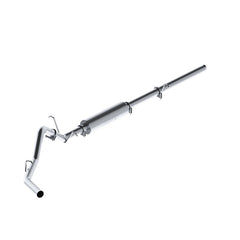 MBRP 3in. Cat-Back. Single Side Exit. AL — 2009-2013 Chevrolet Silverado 1500 / Silverado 1500 Hybrid, GMC Sierra 1500 / Sierra 1500 Hybrid, select trims (S5054P)