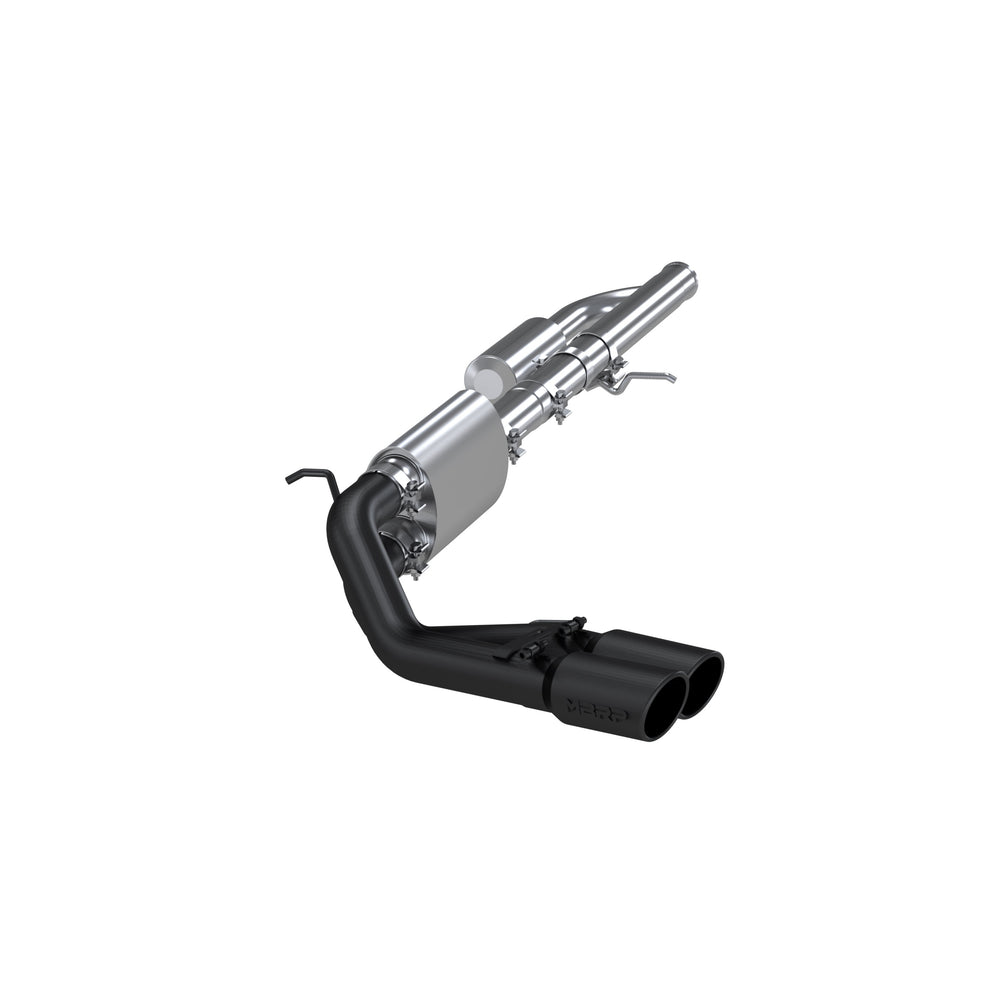 MBRP 3in. Cat-Back. Pre-Axle Dual Side Exit. BLK (S5081BLK)