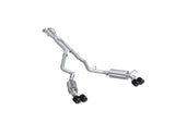 2.5in. Cat-Back. Dual Rear Exit. T304. Quad CF Tips