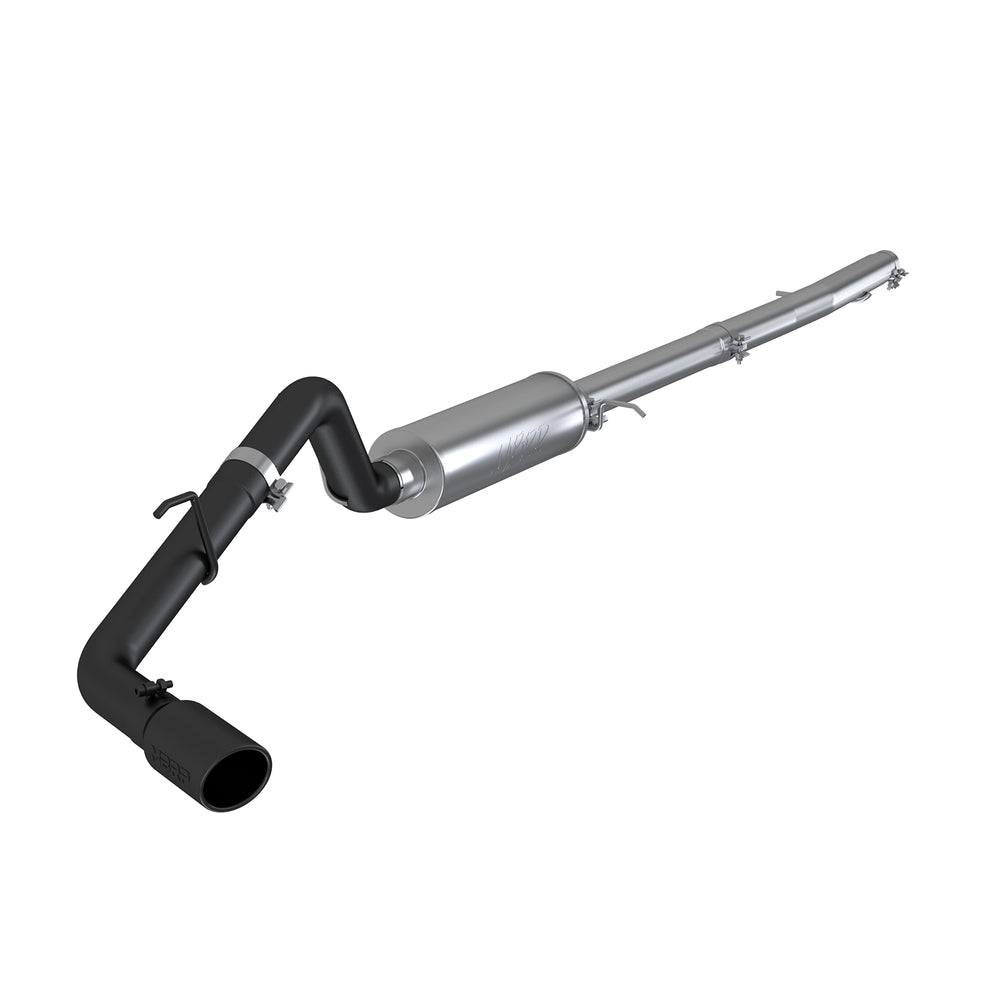 MBRP 3in. Cat-Back. Single Side Exit. BLK — 2019-2023 Ford Ranger