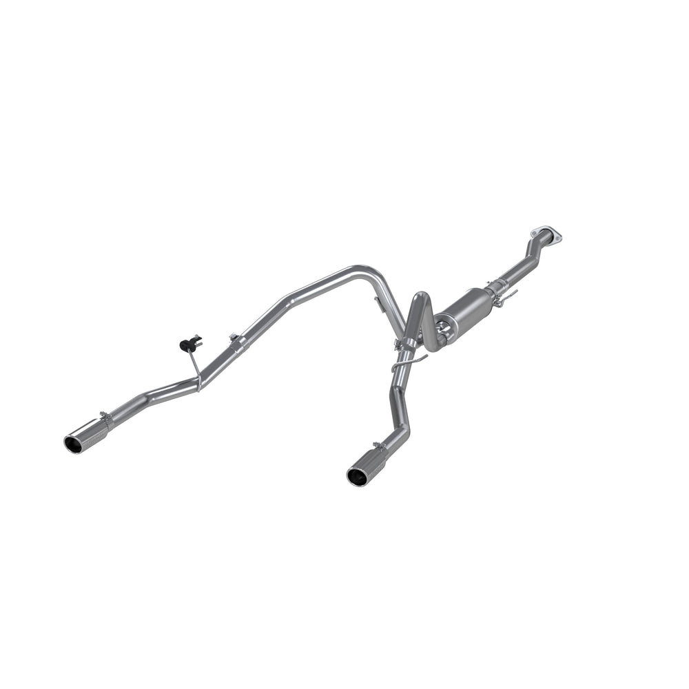 MBRP 3in. Cat-Back. 2.5in. Dual Split Rear Exit. AL — 2011-2014 Ford F-150, select trims (S5240AL)