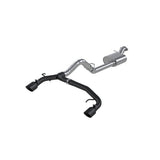 3in. Cat-Back. 2.5in. Dual Split Rear Exit. BLK