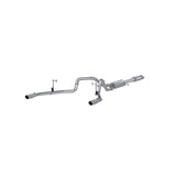 3in. Cat-Back. 2.5in. Dual Split Rear Exit. T409 (S5258409)