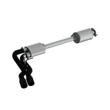 3in. Cat-Back. Pre-Axle Dual Outlet. Passenger side. Street Version. BLK