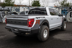 MBRP 3 Inch Axle-Back Dual Rear Turndown, T304 — 2022-2026 Ford F-150 Raptor (S5278304)