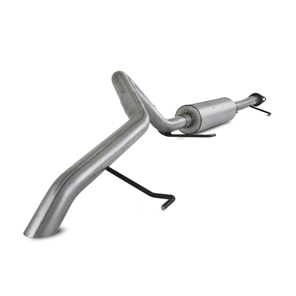 MBRP 2.5in. Cat-Back. Single Rear Exit. Off-Road Tail. AL — 2007-2014 Toyota FJ Cruiser