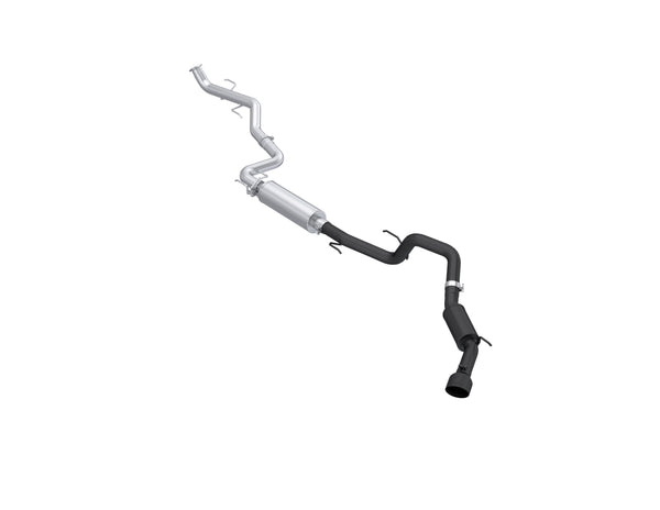 MBRP 3in. Cat-Back, Single Side Exit with Tip, BLK. — 2024-2026 Toyota Tacoma, select trims