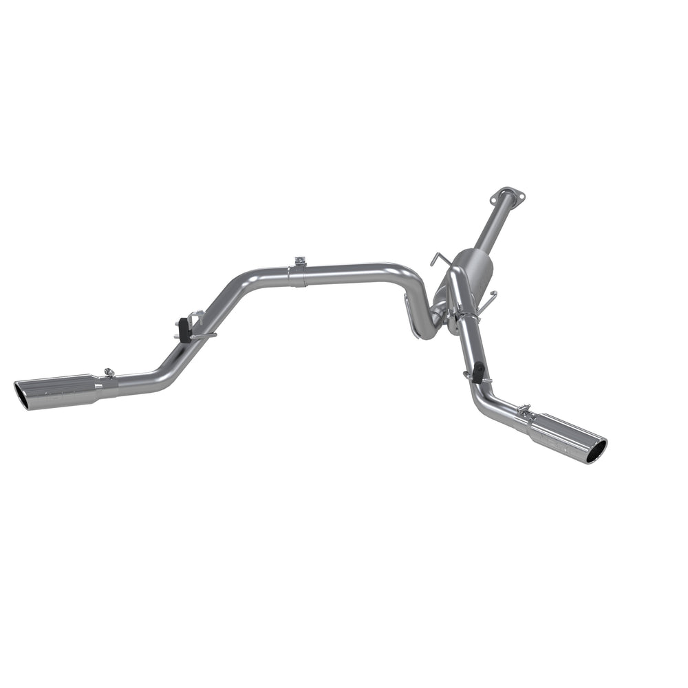 MBRP 2.5in. Cat-Back. Dual Split Side Exit. T409 — 2005-2015 Toyota Tacoma, select trims (S5328409)