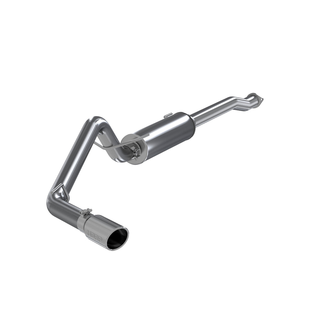 MBRP 3in. Cat-Back. Single Side Exit. T409 Stainless Steel — 2016-2023 Toyota Tacoma, select trims
