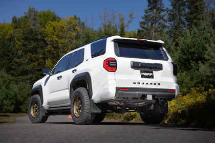 MBRP Overland 3-Inch Cat-Back Single Rear High-Clearance Turn Down, AL.