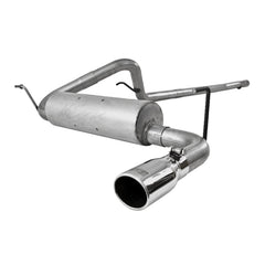 MBRP 2.5in. Cat-Back. Single Rear Exit. AL — 2007-2011 Jeep Wrangler