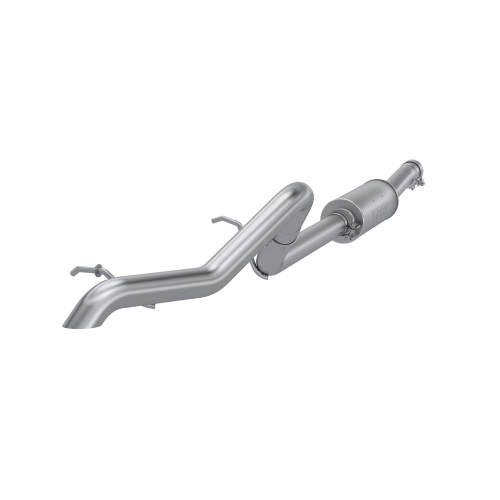 MBRP 2.5in. Cat-Back. Turn Down Rear. Muffler Before Axle. Off-Road Tail Pipe. T409 — 2007-2011 Jeep Wrangler Unlimited, select trims