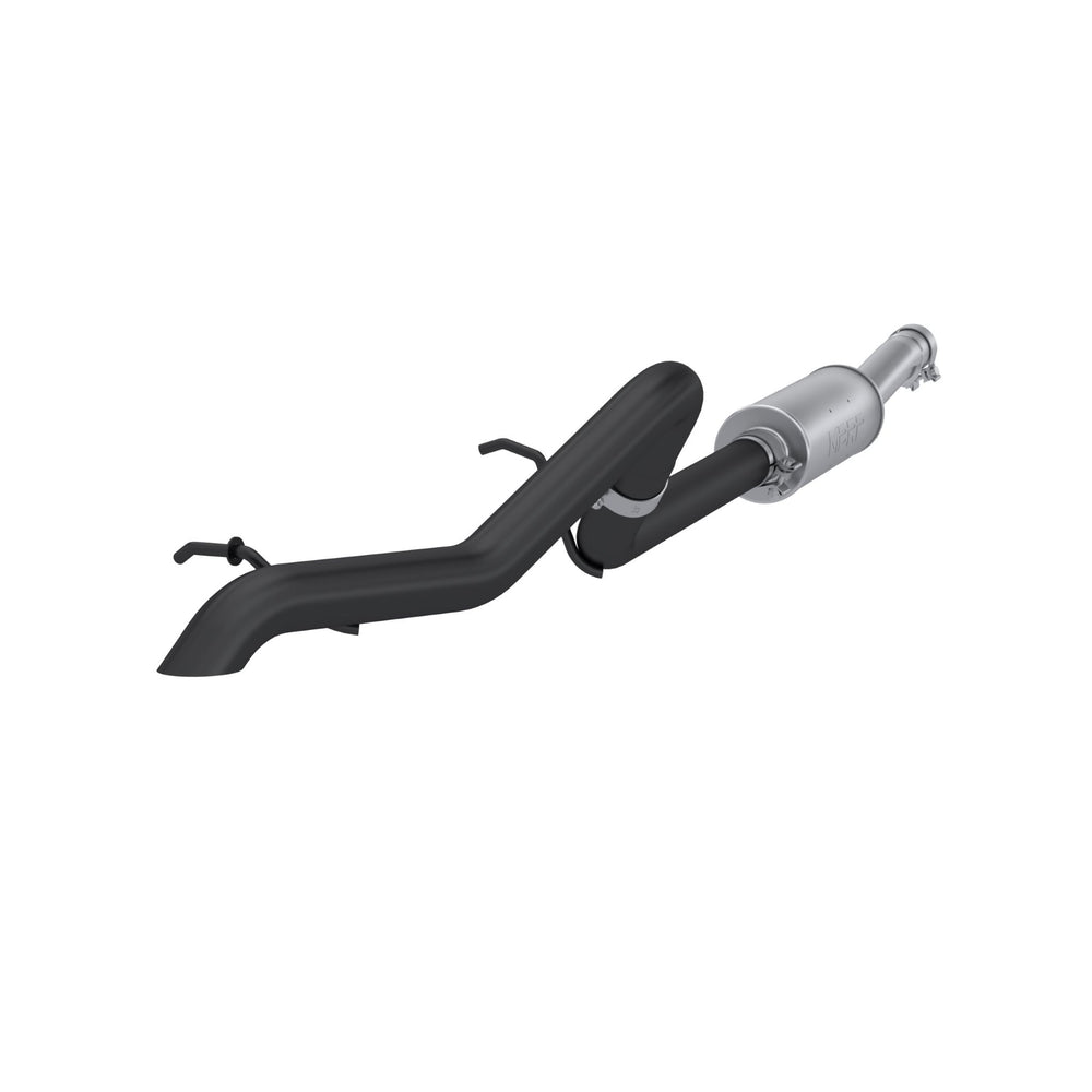 MBRP 2.5in. Cat-Back. Turn Down Rear. Muffler Before Axle. Off-Road Tail Pipe. BLK