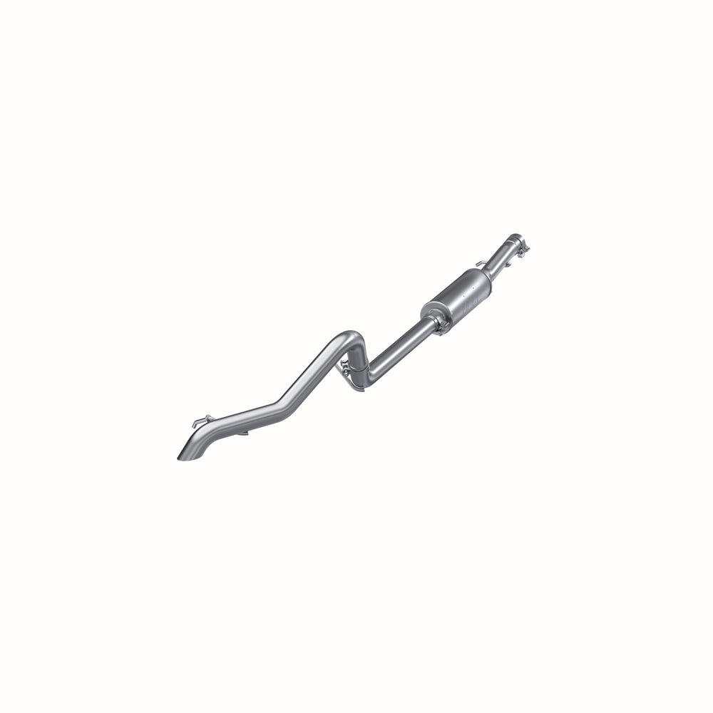 MBRP 2.5in. Cat-Back. Single Rear Exit. Off-Road Tail Pipe. T409 — 2012-2017 Jeep Wrangler; 2018 Jeep Wrangler JK / Wrangler JK Unlimited, select trims